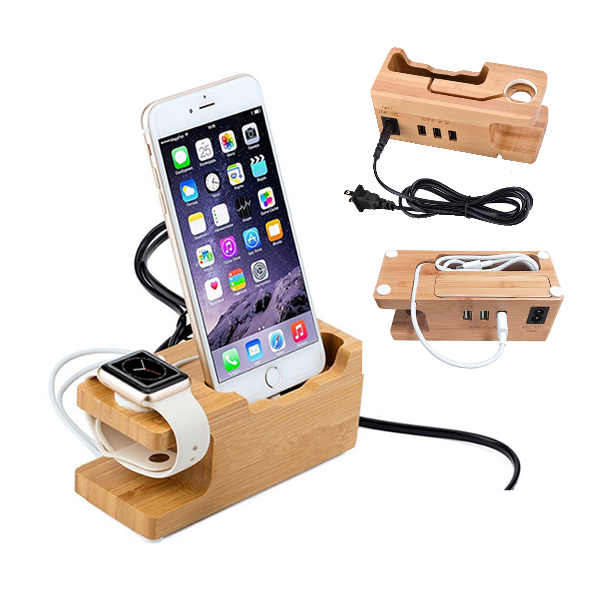 Wooden Charging Stand
